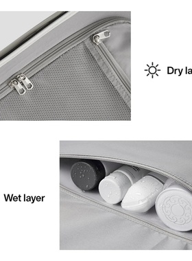 Mixi Wide Handle Travel Luggage Suitcase Rolling Spinner Wh
