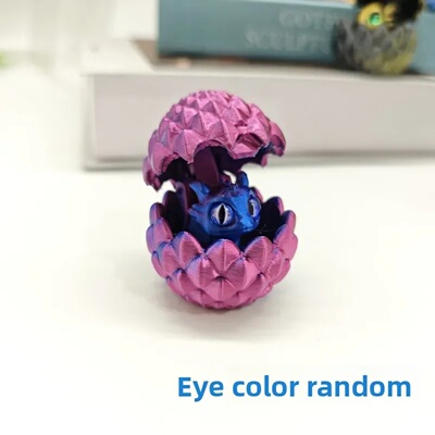 3D Printed Toys Artistic Dragon Egg Statue Small Hatching D