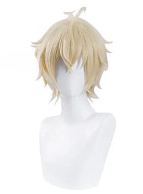 Mikaela Hyakuya Cosplay Wig Men Short Light Blond Wig Cospl