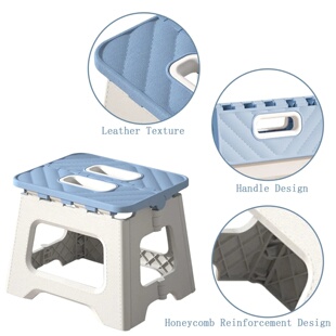 Home Folding Step Stool - Anti-Slip Surface Foot Stool with