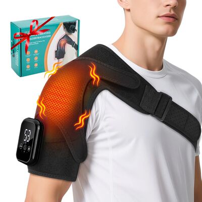 Portable Shoulder Massage Belt 3 Levels Adjustable Heating V