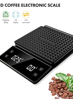3kg/0.1g Coffee Scale with Timer Kitchen Tools Digital Multi