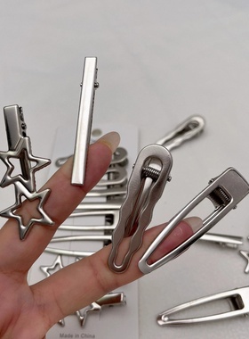 Women Metal Y2K Hair Clips Exquisite Duckbill Clip Girls Ha