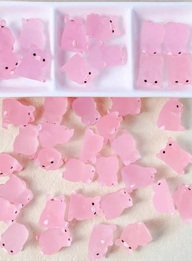 6/15/30/1Box Luminous Pig Design Glow in The Dark Creative