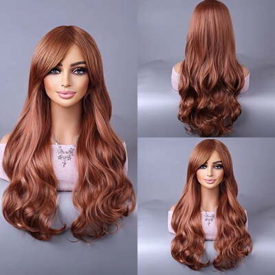 High-temperature Silk Wig Natural Realistic Super Light Fak