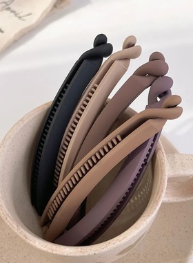 New Acrylic Banana Clips Elegant Women Vertical Banana Hair