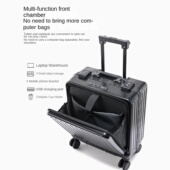 inch Boarding Front Box Rolling Opening Luggage