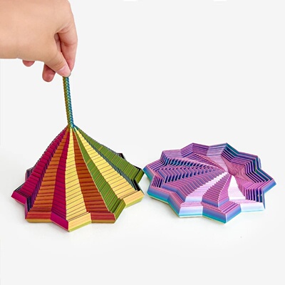 3D Printing Expanded Sensory Fidget Star Model Visual Illus