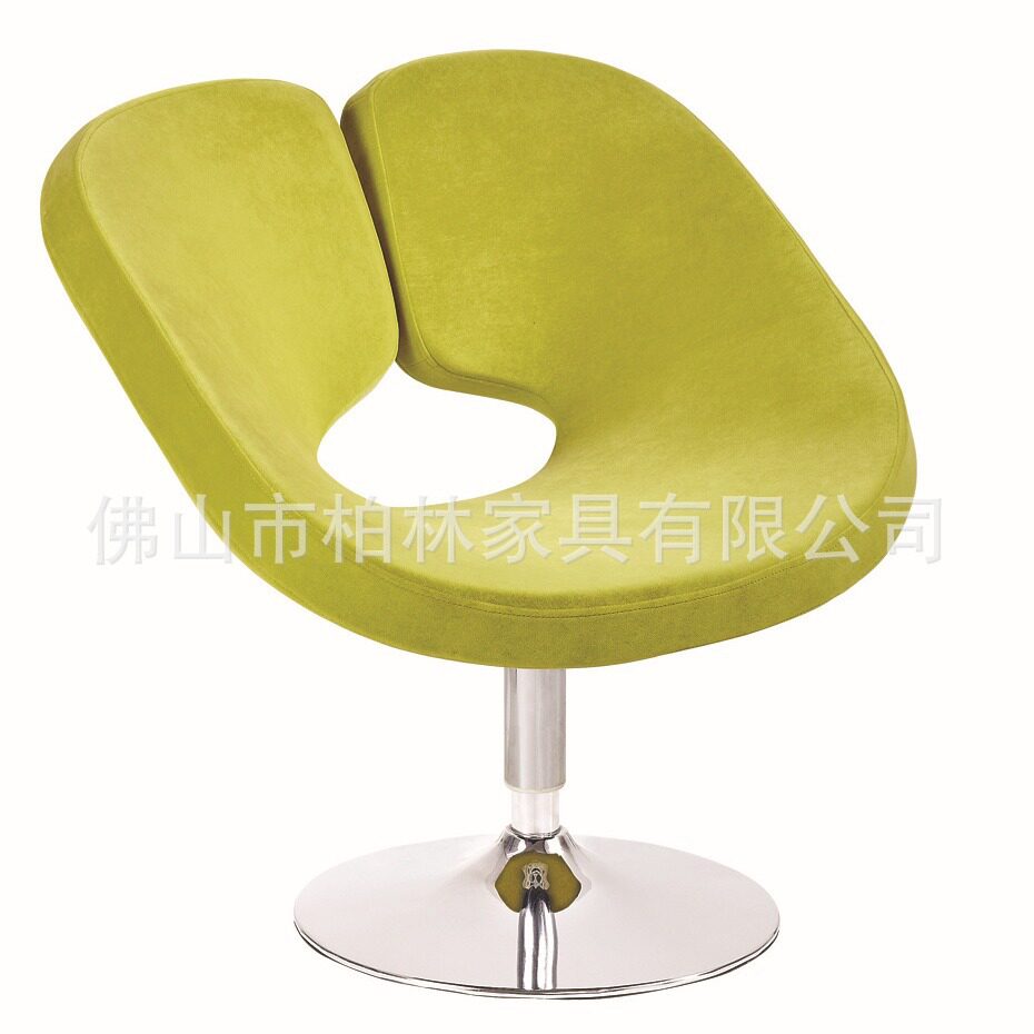 现代简约网红布艺花朵休闲椅