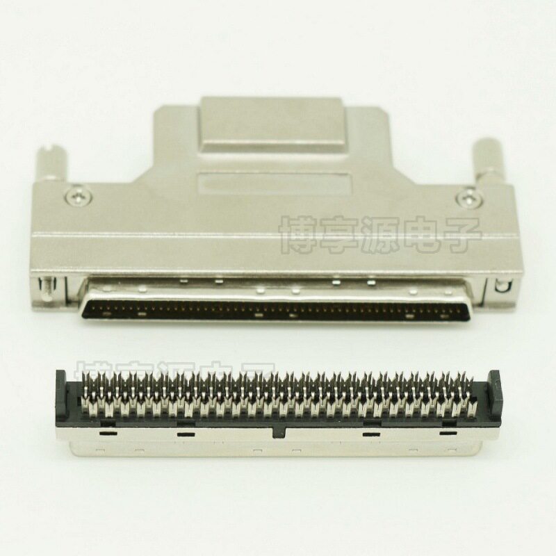 SCSI100P公头焊线连接器HPCN