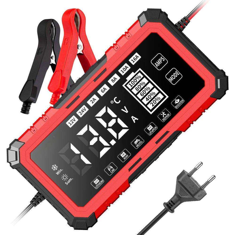 12V24V15A磷酸铁锂铅酸蓄电池汽车电瓶充电器12V充电器