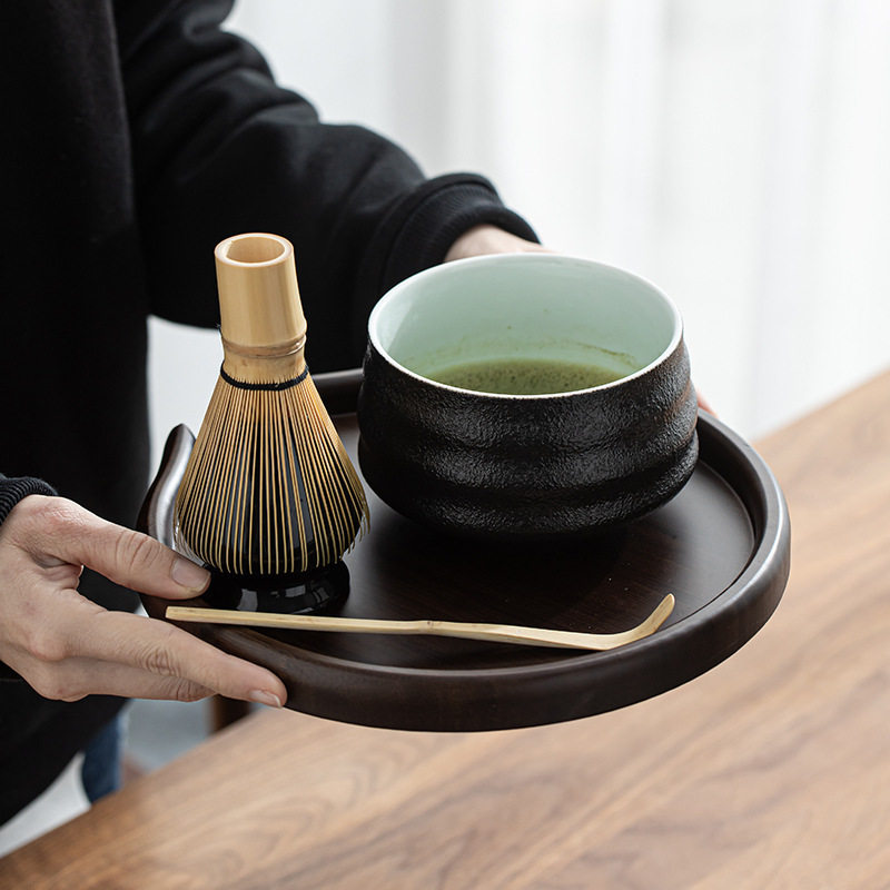 日式点茶器抹茶碗百本立刷打抹茶工具茶筅立宋代点茶具茶道配件