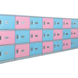 ABS塑料学生书包柜学校幼儿园班级教室储物柜带锁防水单门收纳柜