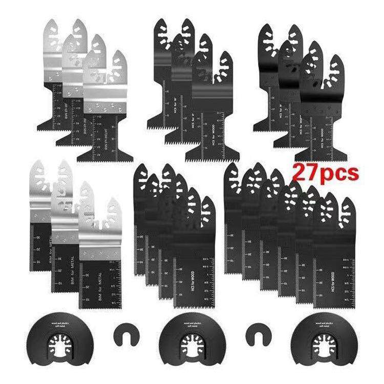 27件/套多功能锯片组万用宝电动工具开孔开槽磨切割机摆动锯片,畜牧/养殖物资,畜牧/养殖器械,淘宝优惠券,粉丝福利购,淘宝优惠卷