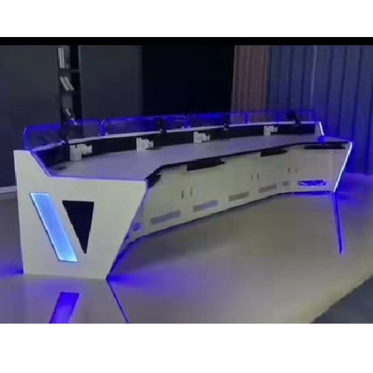 钢制防火面板监控中控操作台