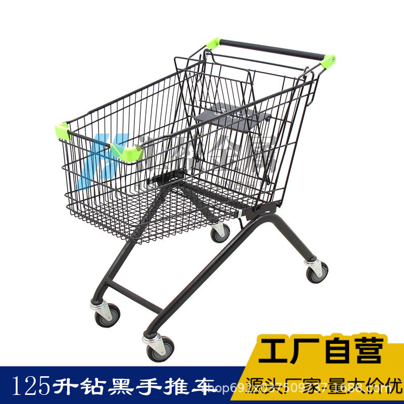 金属超市买菜分拣手推车