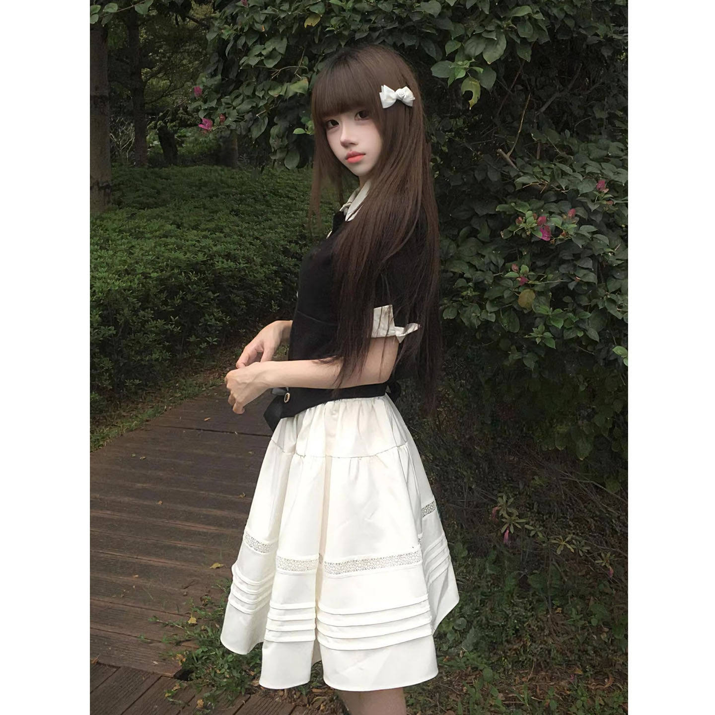 夏天韩系穿搭一整套miu系