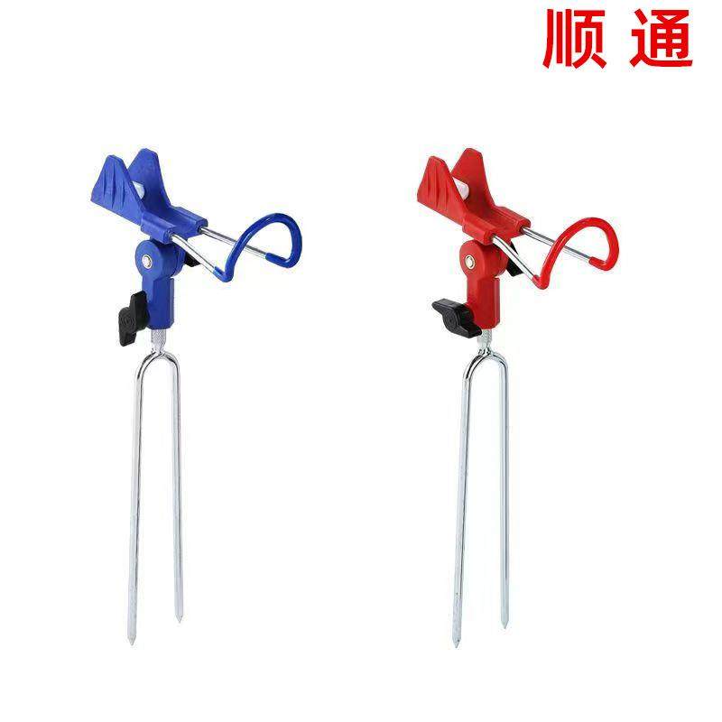 鱼竿支架手海两用带地插不锈钢加粗万向调节自由定位钓箱钓鱼支架