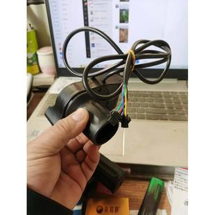 电动车指拨转把电动手推车鸡公车配件指拨按压调速器拇指按压转把