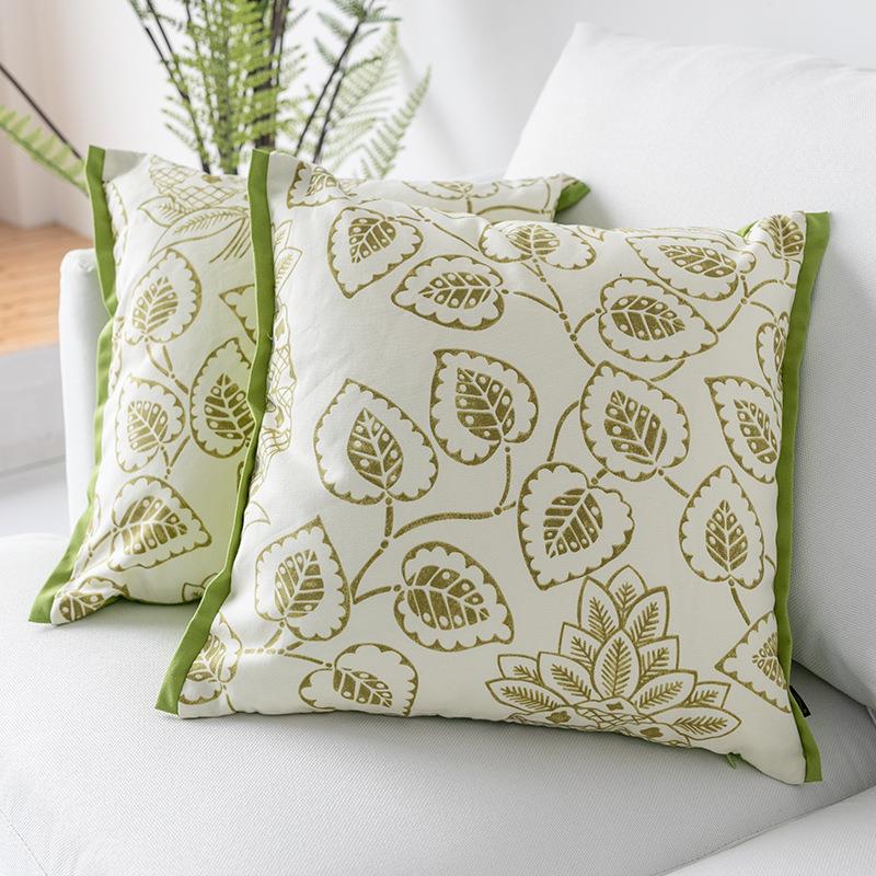 活性印染抱枕套不含枕芯卡通现代简约沙发靠垫套办公腰靠