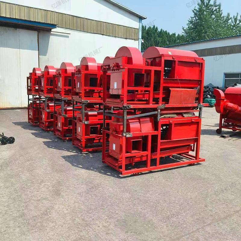 1吨水稻脱粒机90型大豆脱粒机柴油水稻小麦打粒机可脱粒油菜高粱