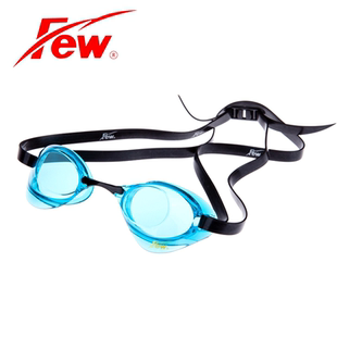 Few飘竞速泳镜F5专业训练贝壳型防水防雾无胶圈线状鼻梁游泳镜F8
