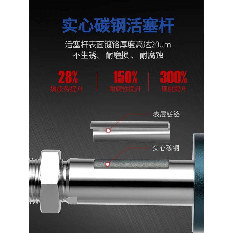 带限位气动双出行程可调标准气缸SCJ80/63/100/50/40/32-75-150-S,标准件/零部件/工业耗材,气缸,淘宝优惠券,粉丝福利购,淘宝优惠卷