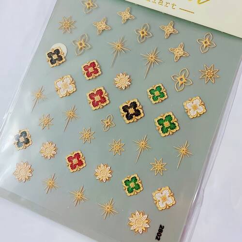 民族风异域四叶图腾花纹diy贴纸