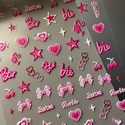 秋冬氛围可爱甜酷唯美美甲贴纸