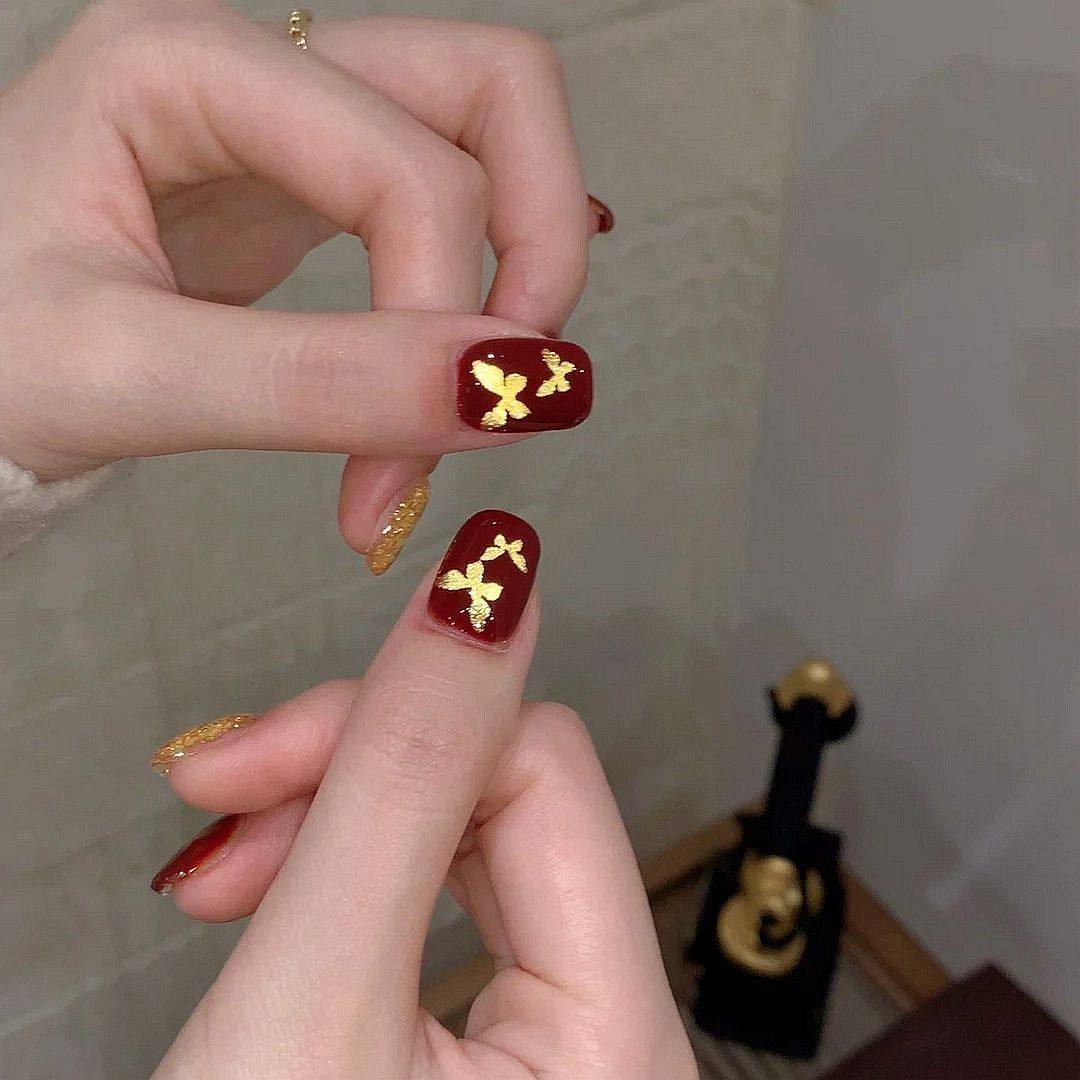 白色镂空蝴蝶发光金色蝴蝶五角星克罗芯美甲贴纸定制镂空拍拍贴纸,彩妆/香水/美妆工具,指甲装饰,淘宝优惠券,粉丝福利购,淘宝优惠卷