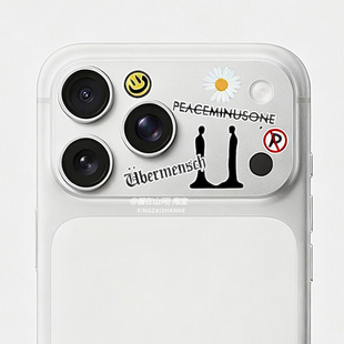 新款 饰创意贴纸防水持久小雏菊 权志龙iphone17镜头贴纸diy手机装