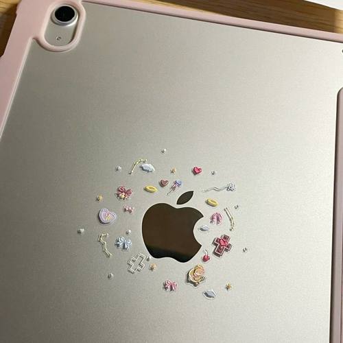 韩国ins天使浮雕巴洛克小熊贴纸