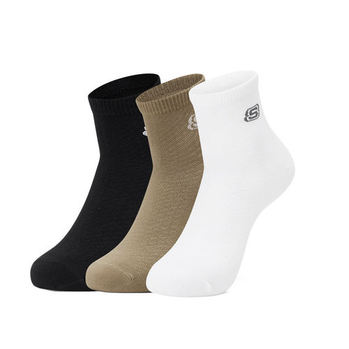 Skechers/斯凯奇运动运动袜男女同款四季通用棉质L224W138-0579