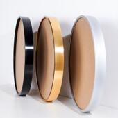 包邮 4厘米铝合金圆框十字绣钻石画拉丝圆形装 饰油画圆框镜框