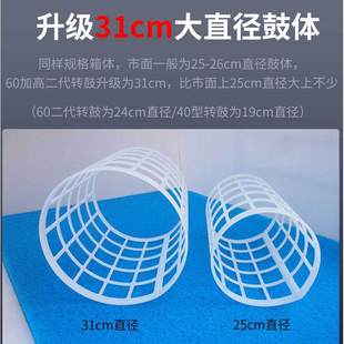 智能转鼓微滤机锦鲤鱼池周转箱赶海过滤水循环系统自动反冲洗