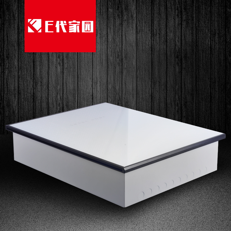 e代家园超大码别墅弱电箱 高端玻璃智能家居控制箱多媒体箱布线箱