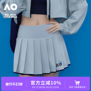AO澳网MMLM联名26年新款低腰运动半裙女网球裙休闲百搭时尚半身裙