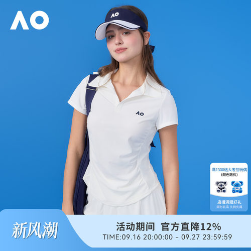 AO澳网运动POLO衫女夏季新款