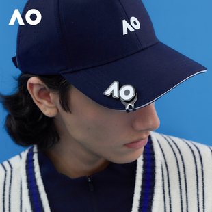 AO澳网2025新款防滑磁吸扣球帽夹子帽夹网球高尔夫帽夹赛事纪念品