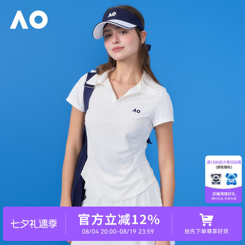 AO澳网运动POLO衫女夏季新款