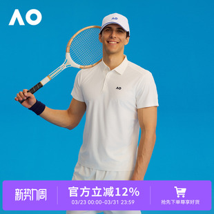 速干衣夏 polo衫 AO澳网舒适运动上衣透气t恤男2026年新款 速干短袖