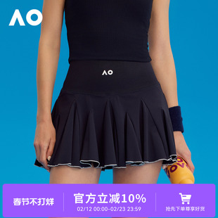 AO澳网时尚舒适网球服内置安全裤运动速干防晒网球裙半裙女夏