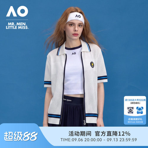 AO澳网MMLM联名POLO开衫男女同款