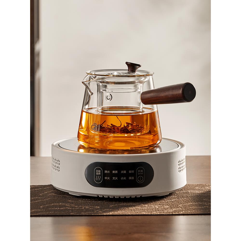 玻璃煮茶壶耐高温电陶炉煮茶器套装新款家用小型围炉煮茶烧水茶具