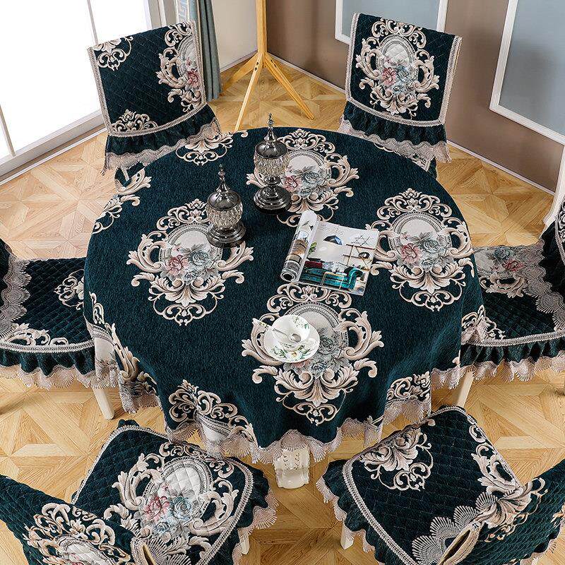 餐桌布椅套椅垫套装2022新款欧式凳子套罩餐厅简约中式椅子套家用