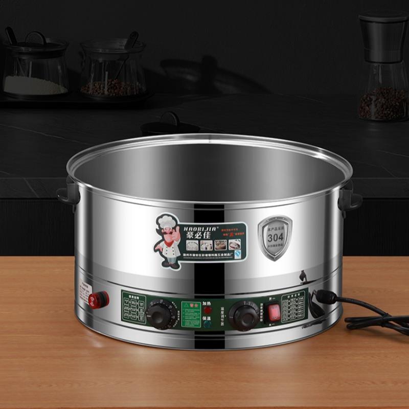 小笼包子蒸包炉小型蒸包子机电蒸笼不锈钢商用蒸馒头三孔电蒸锅