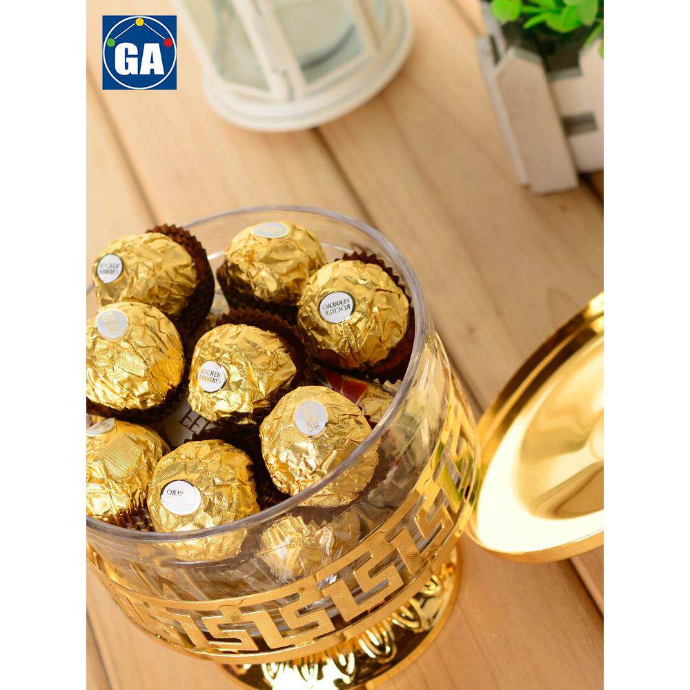 采购产品小零食，糖果盘子，有盖子的隔间，客厅豪华家居欧洲宫殿