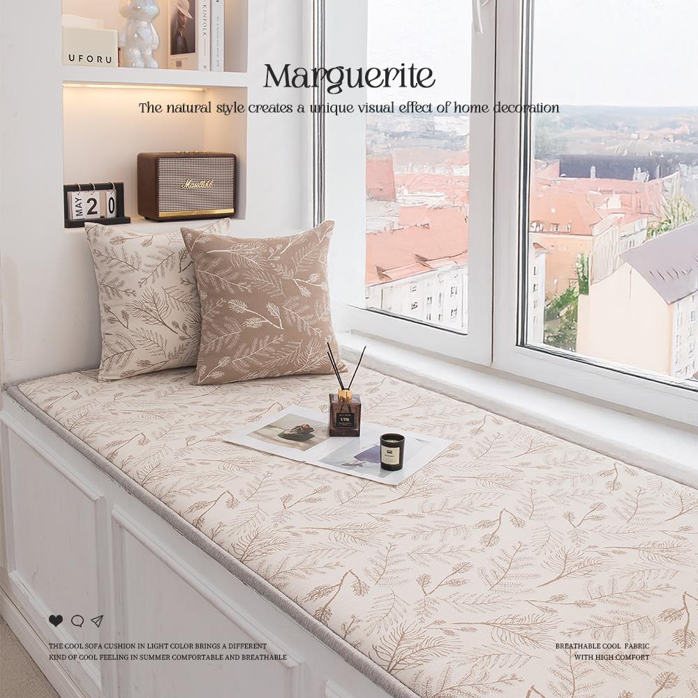 飘窗垫定制窗台垫四季通用轻奢高级感卧室可拆洗飘窗榻榻米垫双面