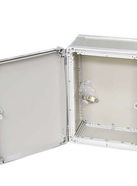 防水阻燃塑料配电箱深度300-260布线箱PVC双层门防腐耐酸配电箱