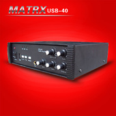 背景音乐广播扩音机放大器 吸顶喇叭套装 定压功放 50w小功放机usb